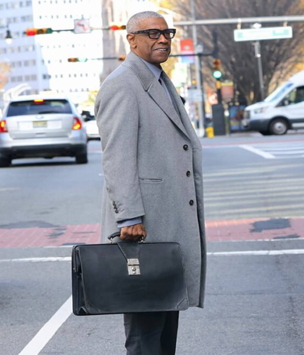 Here Comes the Flood 2026 Denzel Washington Wool Coat