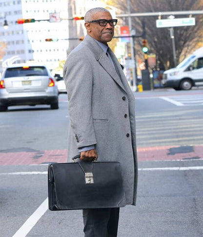 Here Comes the Flood 2026 Denzel Washington Wool Coat