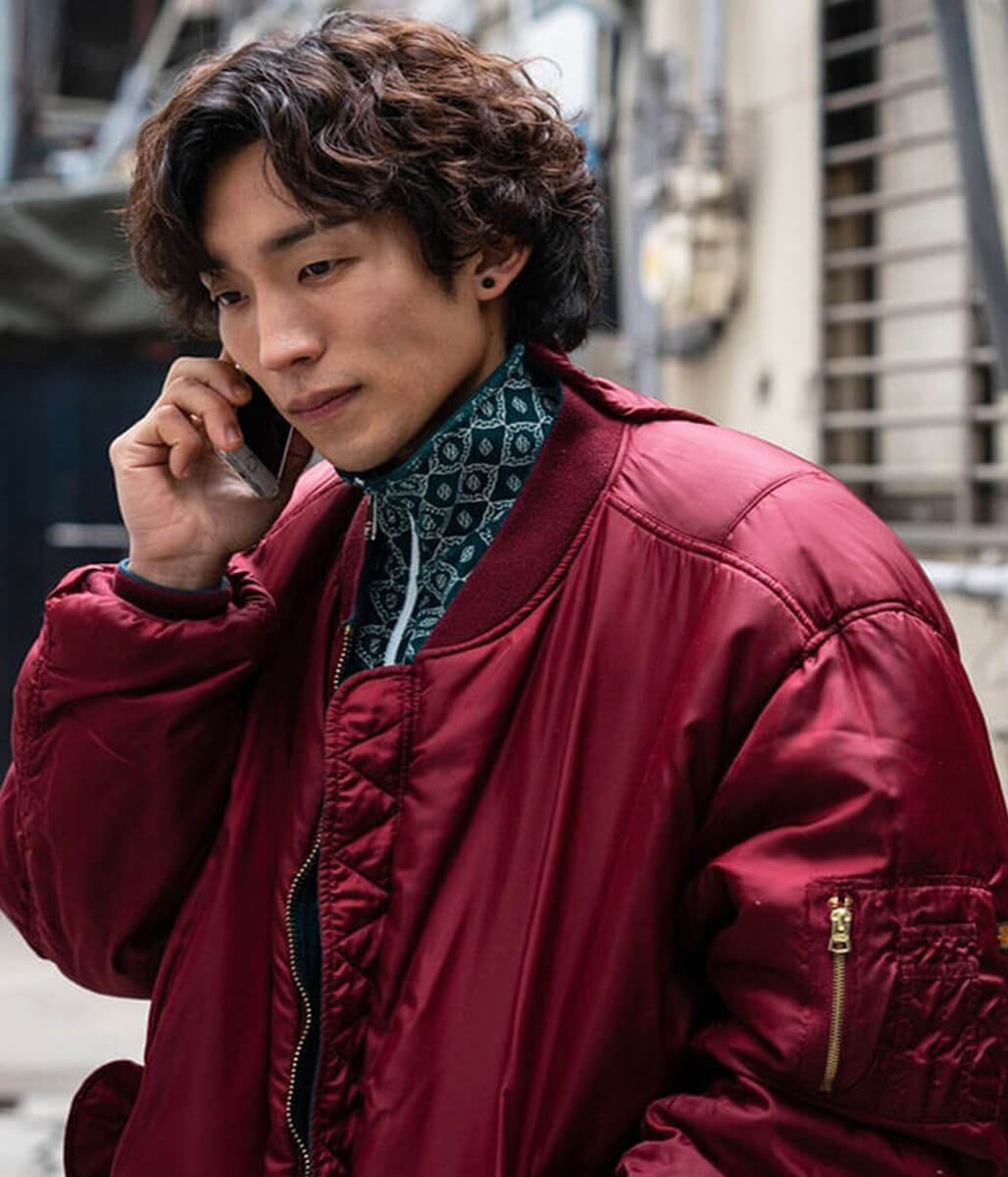Hong Woo Jin Bloodhounds S01 Red Leather Jacket