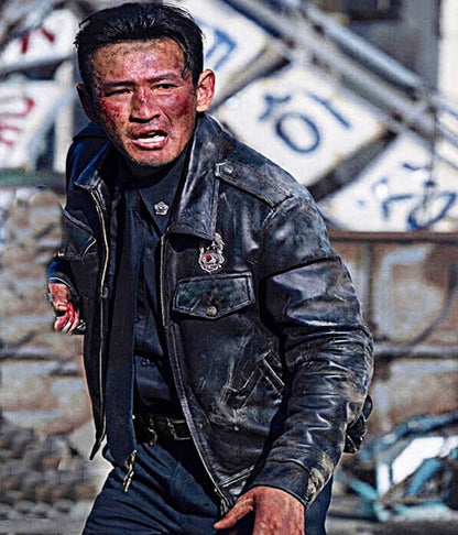 Hope 2026 Beom Seok Black Leather Jacket