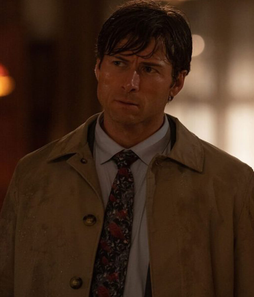 How To Make A Killing 2026 Glen Powell Suede Coat