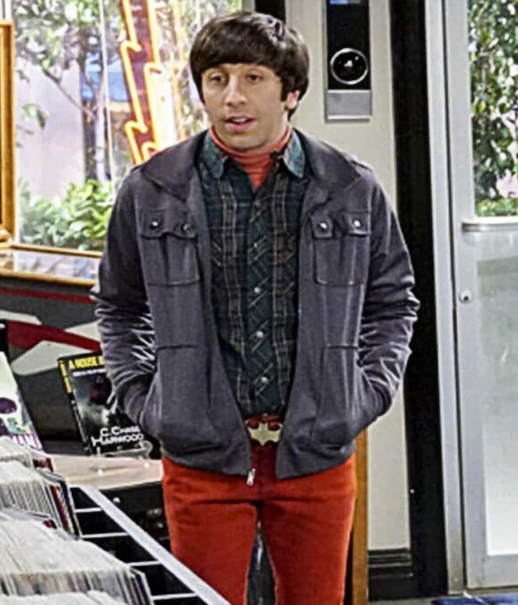 Howard Wolowitz Big Bang Theory S05 Grey Cotton Jacket
