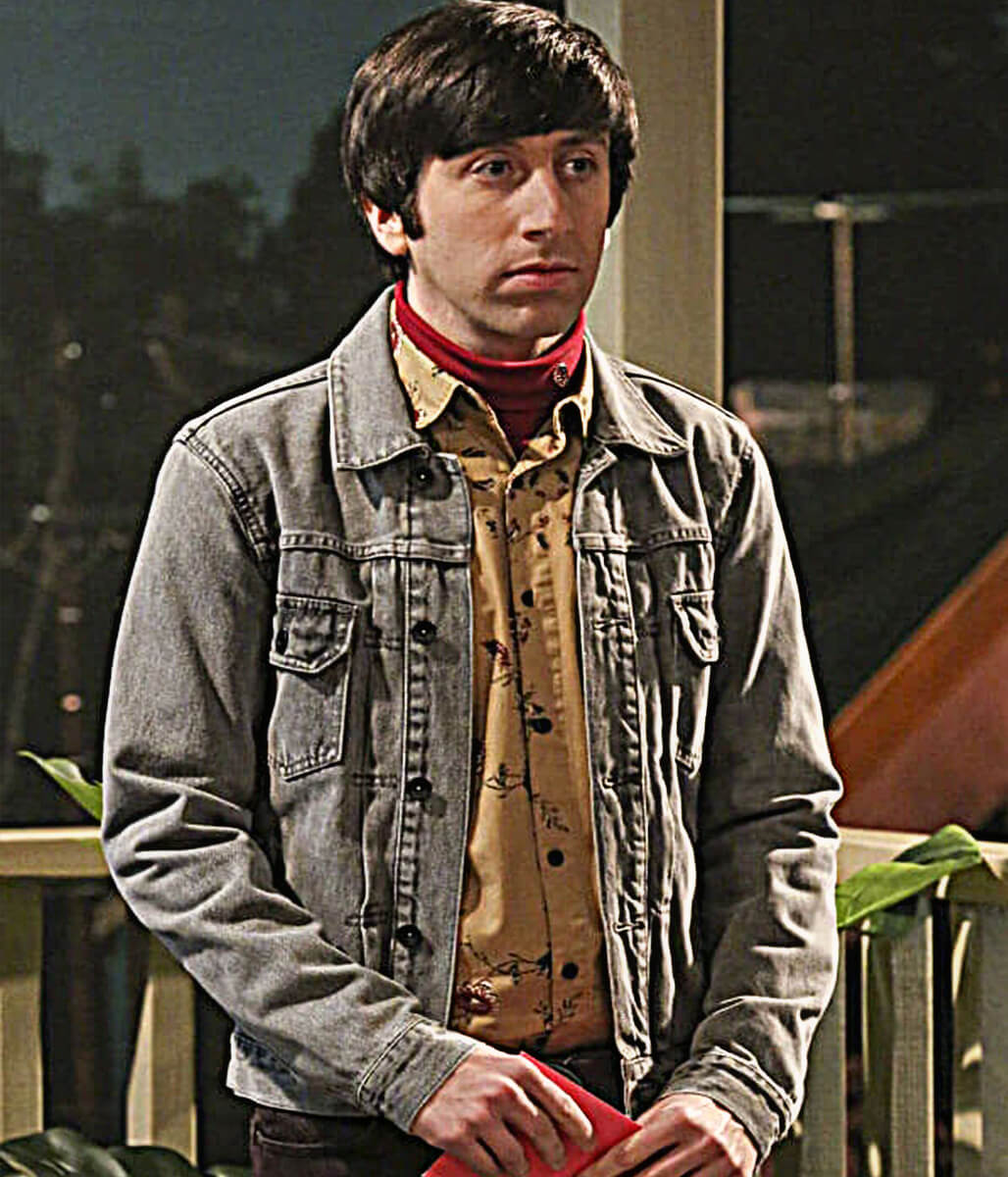 Howards Wolowitz Big Bang Theory S06 Grey Denim Jacket