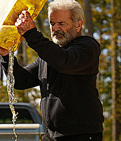 Hunting Season S01 Mel Gibson Black Track Jacket