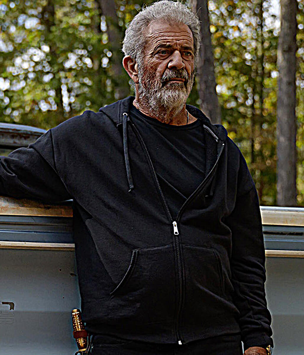 Hunting Season S01 Mel Gibson Black Track Jacket