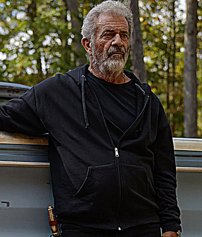Hunting Season S01 Mel Gibson Black Track Jacket