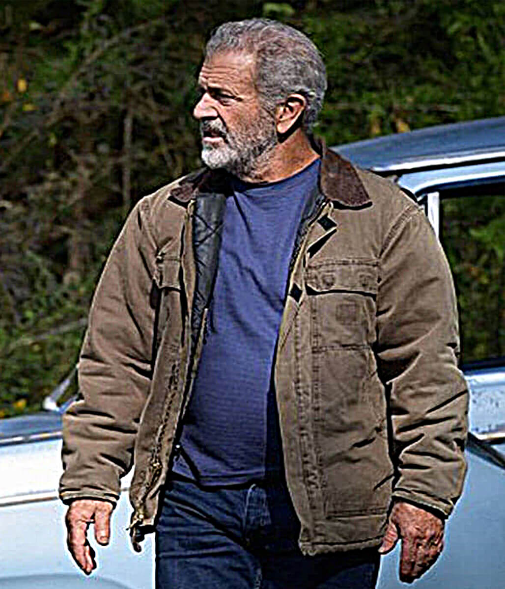 Hunting Season S1 Mel Gibson Brown Cotton Jacket