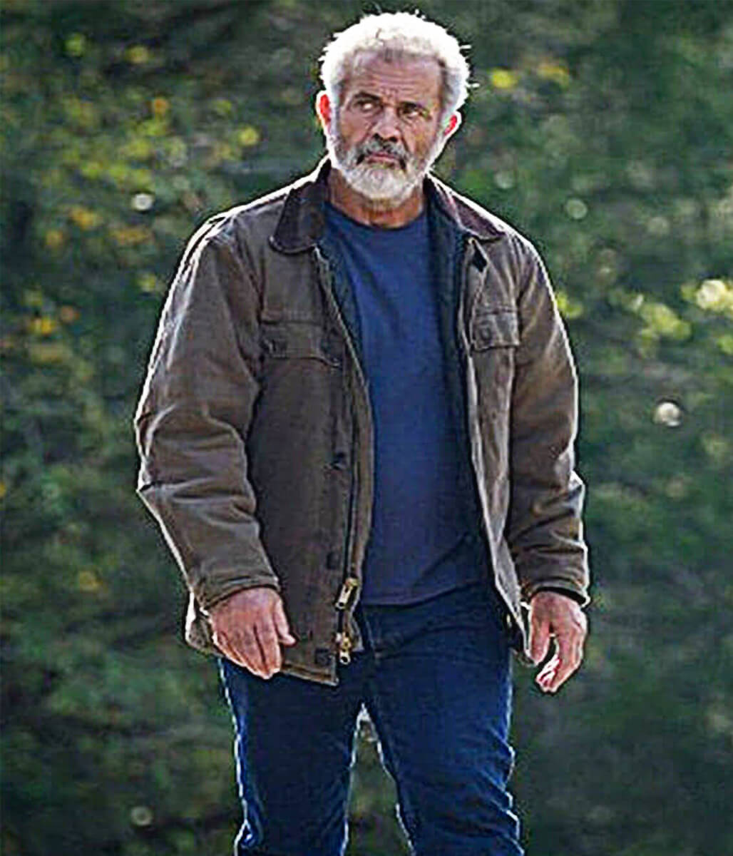 Hunting Season S1 Mel Gibson Brown Cotton Jacket