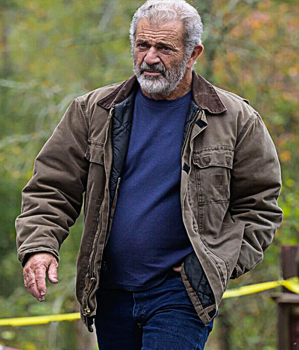 Hunting Season S1 Mel Gibson Brown Cotton Jacket