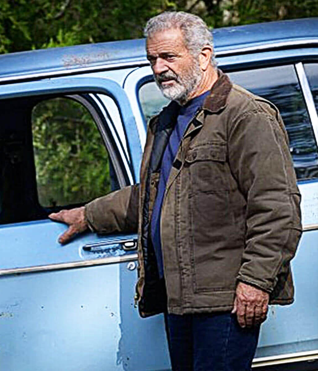 Hunting Season S1 Mel Gibson Brown Cotton Jacket