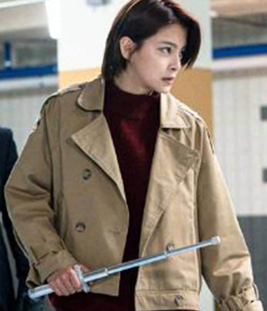 Hye In Jeong Rugal Cotton Beige Jacket