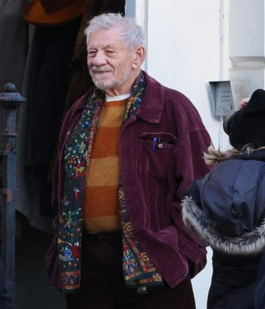 Ian McKellen The Christophers 2026 Corduroy Jacket