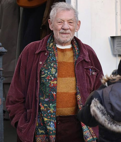 Ian McKellen The Christophers 2026 Corduroy Jacket