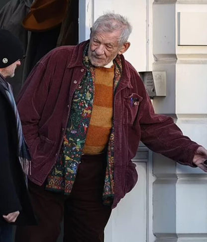 Ian McKellen The Christophers 2026 Corduroy Jacket