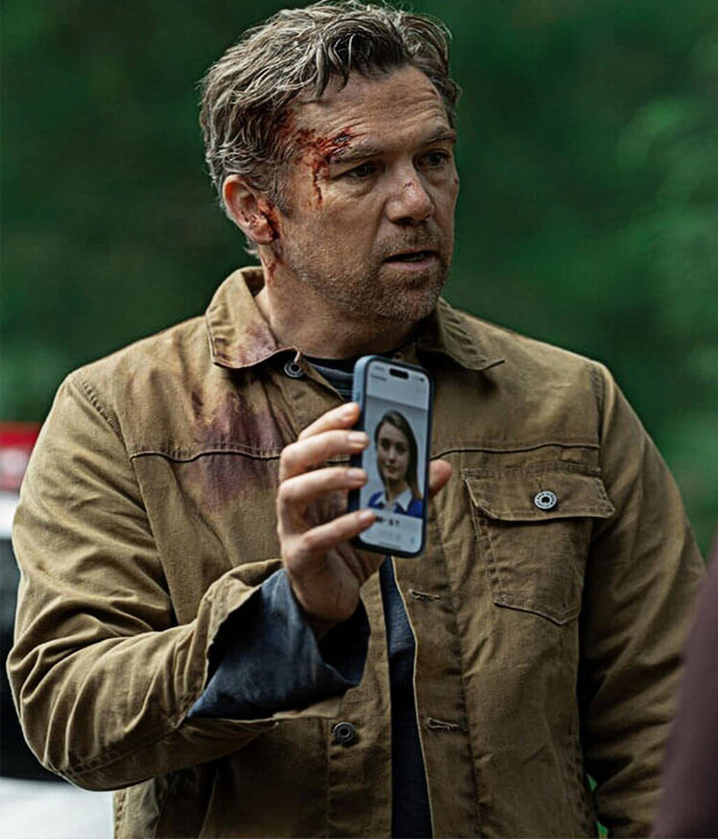 Ian Ridley Last Seen S01 Brown Cotton Jacket