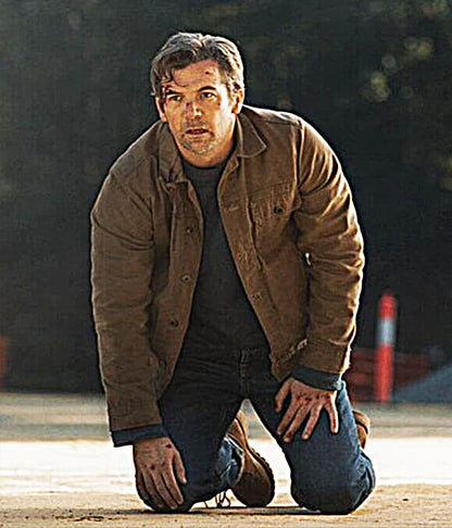 Ian Ridley Last Seen S01 Brown Cotton Jacket