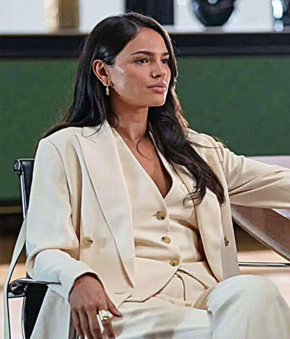 In The Grey 2026 Eiza Gonzalez Beige Blazer
