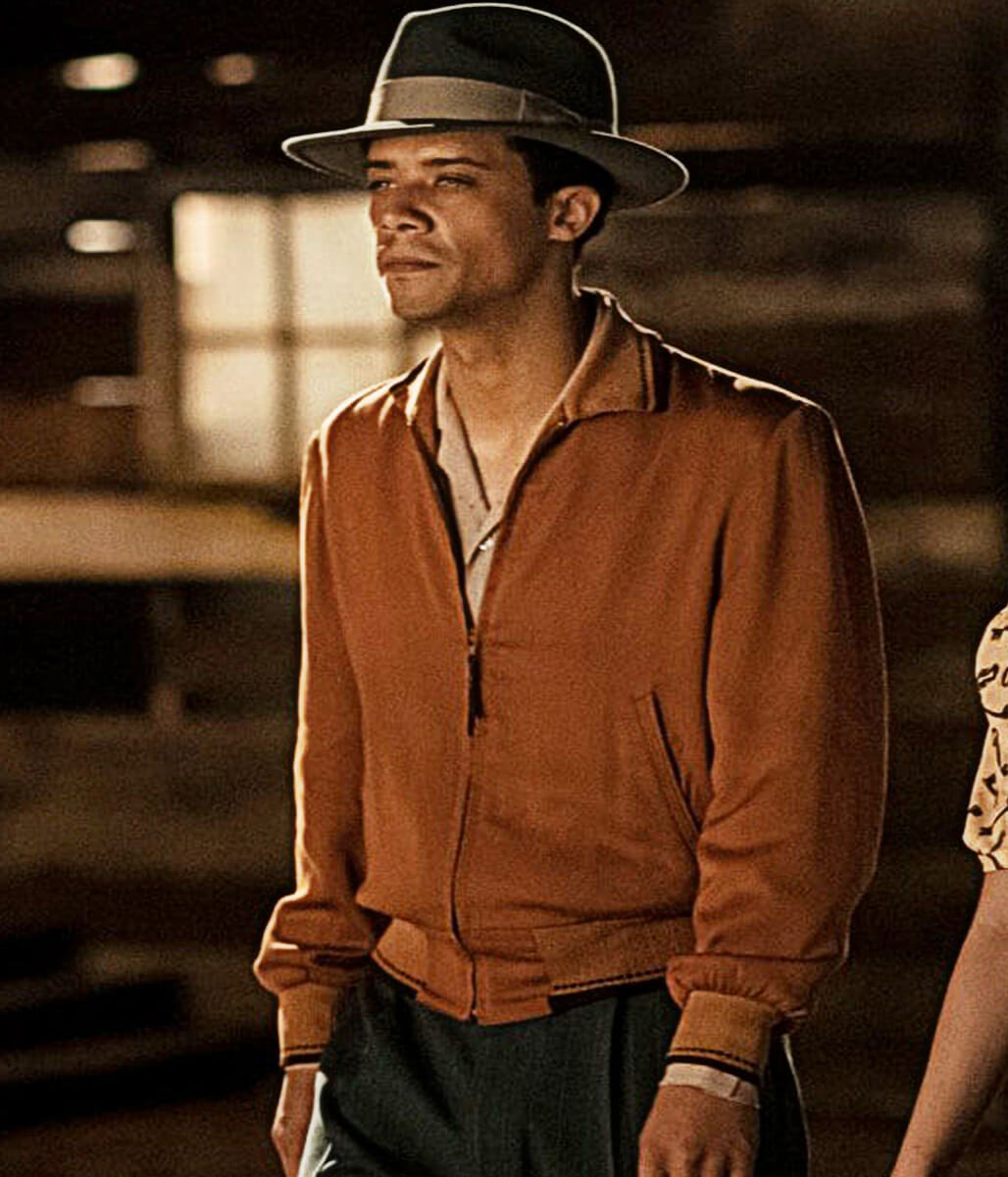 Interview With The Vampire S1 Jacob Anderson Brown Bomber Jacket