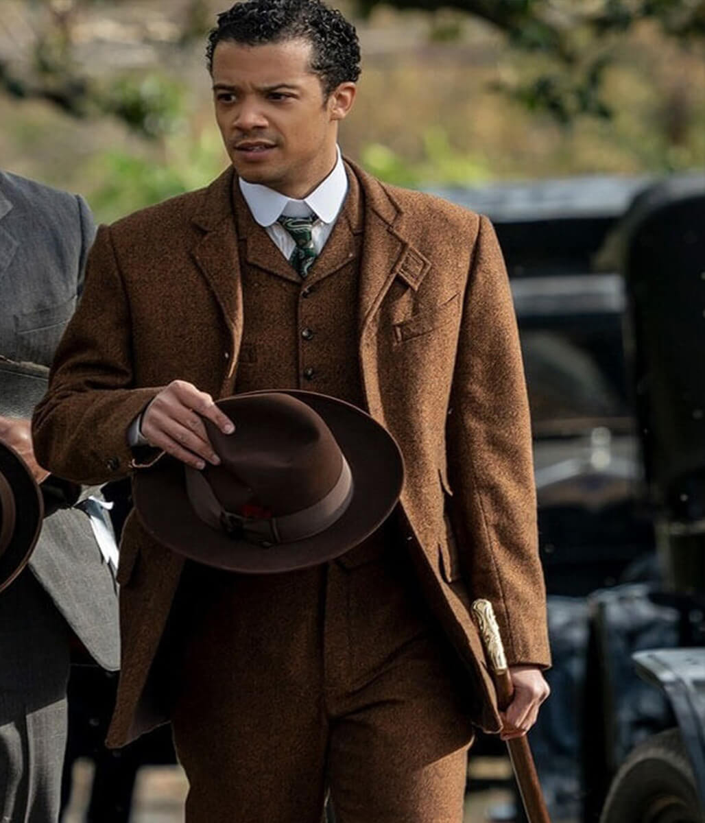 Interview With The Vampire S1 Jacob Anderson Brown Tweed Blazer