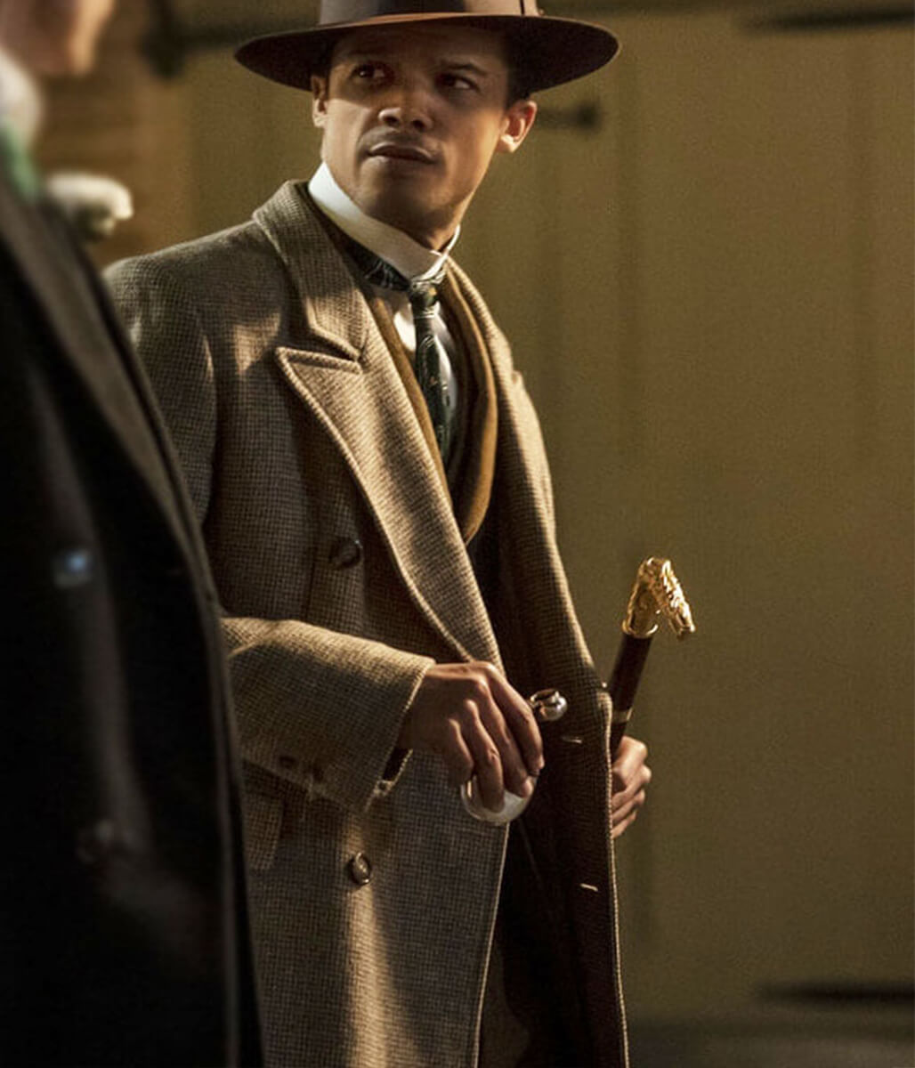 Interview With The Vampire S1 Jacob Anderson Brown Wool Coat