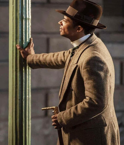 Interview With The Vampire S1 Jacob Anderson Brown Wool Coat