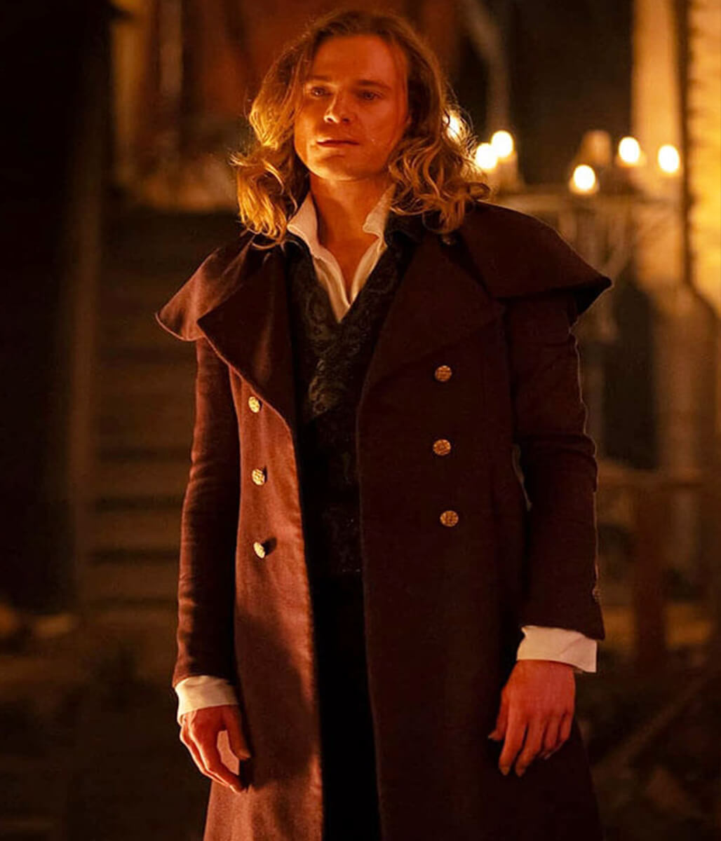 Interview With The Vampire S2 Sam Reid Red Wool Coat