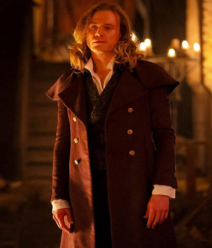 Interview With The Vampire S2 Sam Reid Red Wool Coat