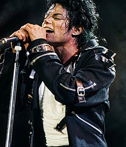 Jaafar Jackson Michael 2026 Black Wool Jacket
