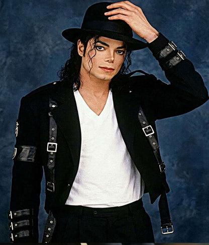 Jaafar Jackson Michael 2026 Black Wool Jacket