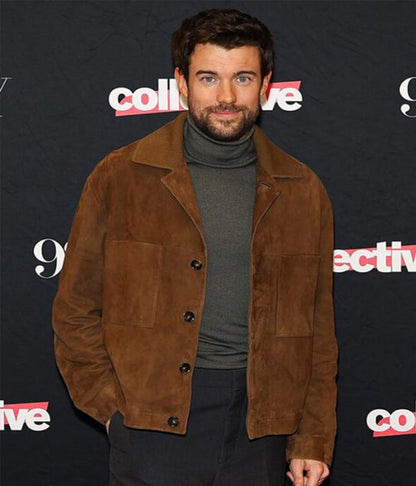 Jack Whitehall The Burbs 2026 Suede Leather Jacket