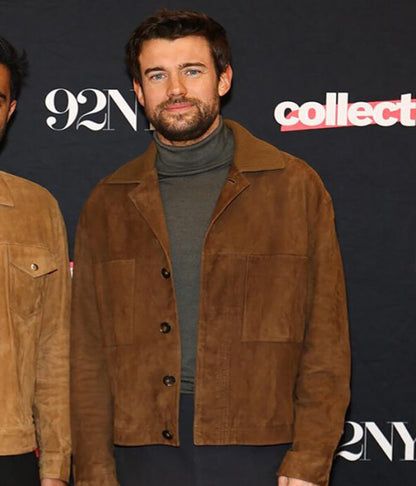 Jack Whitehall The Burbs 2026 Suede Leather Jacket
