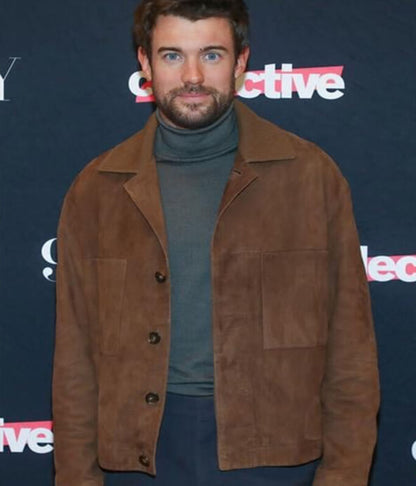 Jack Whitehall The Burbs 2026 Suede Leather Jacket