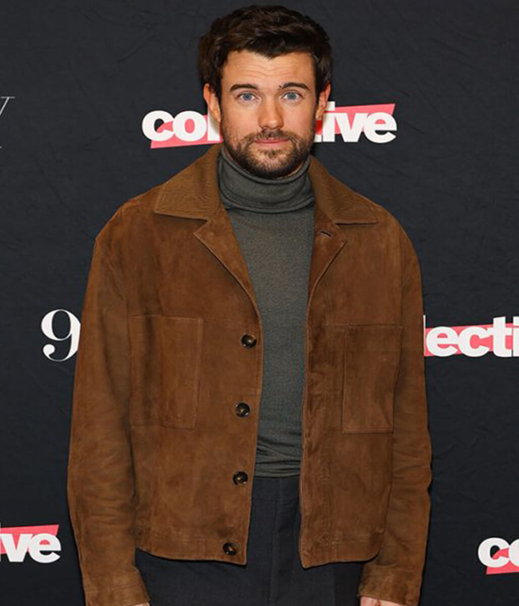 Jack Whitehall The Burbs 2026 Suede Leather Jacket