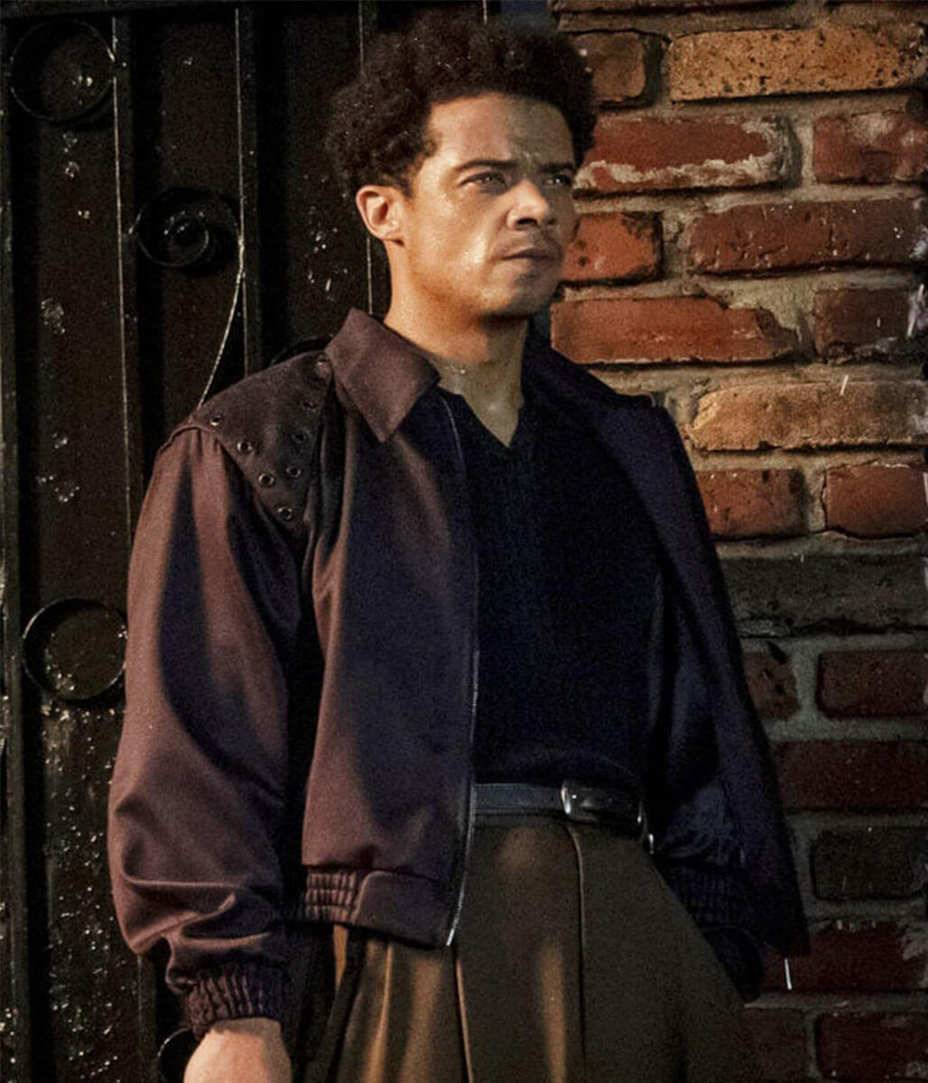 Jacob Anderson Interview With The Vampire S2 Black Bomber Jacket