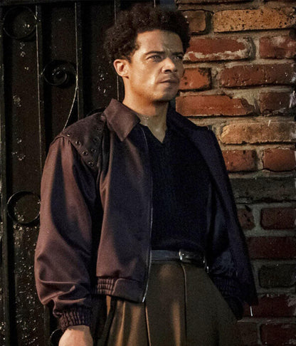 Jacob Anderson Interview With The Vampire S2 Black Bomber Jacket