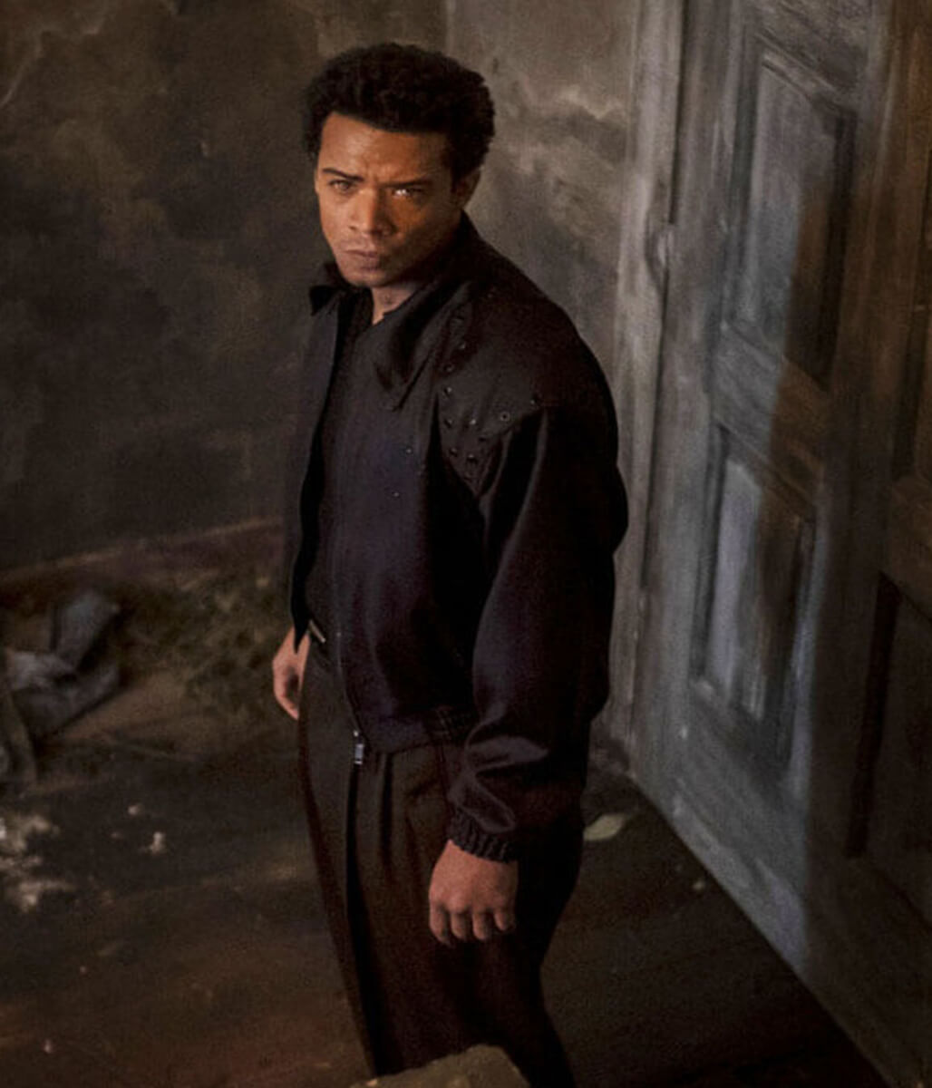 Jacob Anderson Interview With The Vampire S2 Black Bomber Jacket