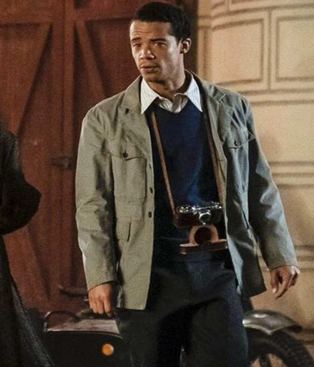 Jacob Anderson Interview With The Vampire S2 Cyan Cotton Jacket
