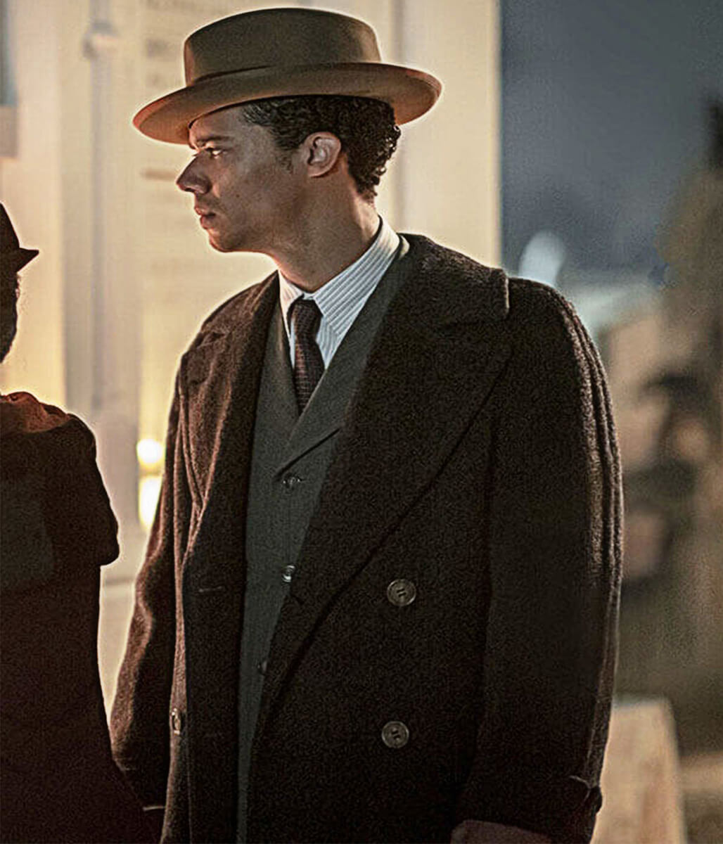 Jacob Anderson Interview With The Vampire S2 Grey Wool Coat