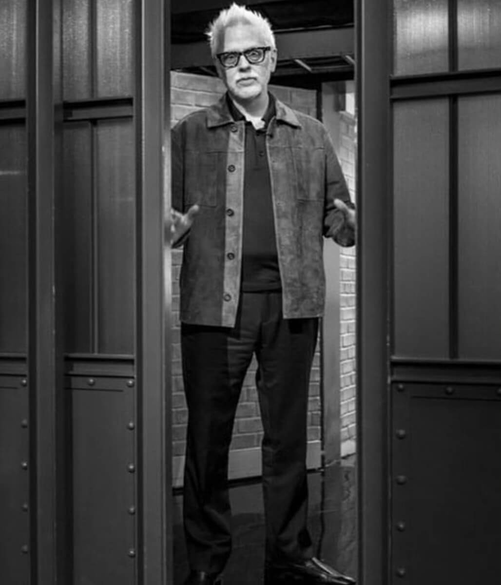 James Gunn Superman 2025 Bomber Suede Jacket