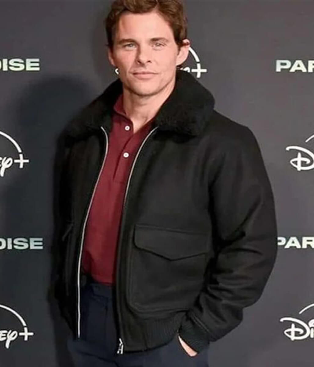 James Marsden Paradise Cal Bradford Bomber Jacket