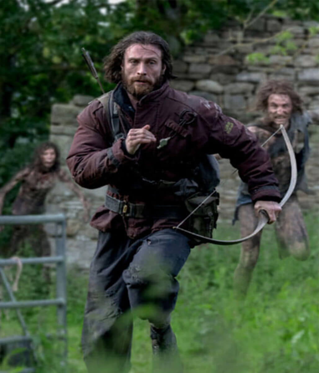 Jamie 28 Years Later 2025 Aaron Taylor Maroon Cotton Jacket