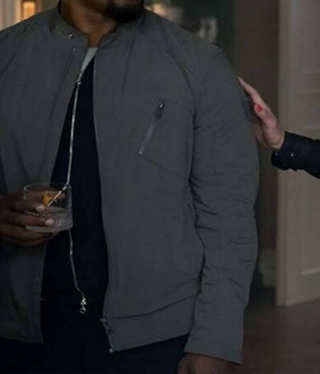 Jamie Foxx Back in Action 2025 Gray Cotton Jacket