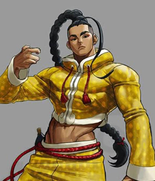 Jamie Siu Street Fighter 6 Cotton Yellow Jacket