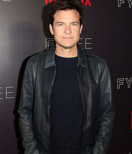 Jason Bateman Black Leather Jacket