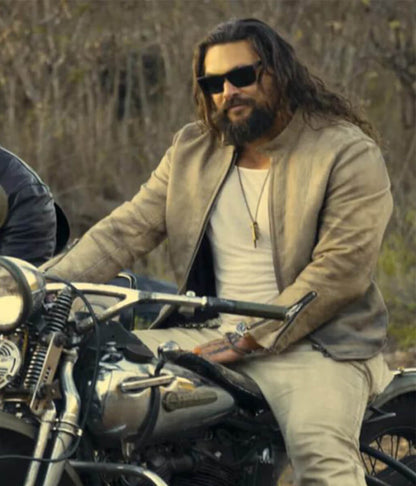 Jason Momoa The Wrecking Crew 2026 Suede Jacket