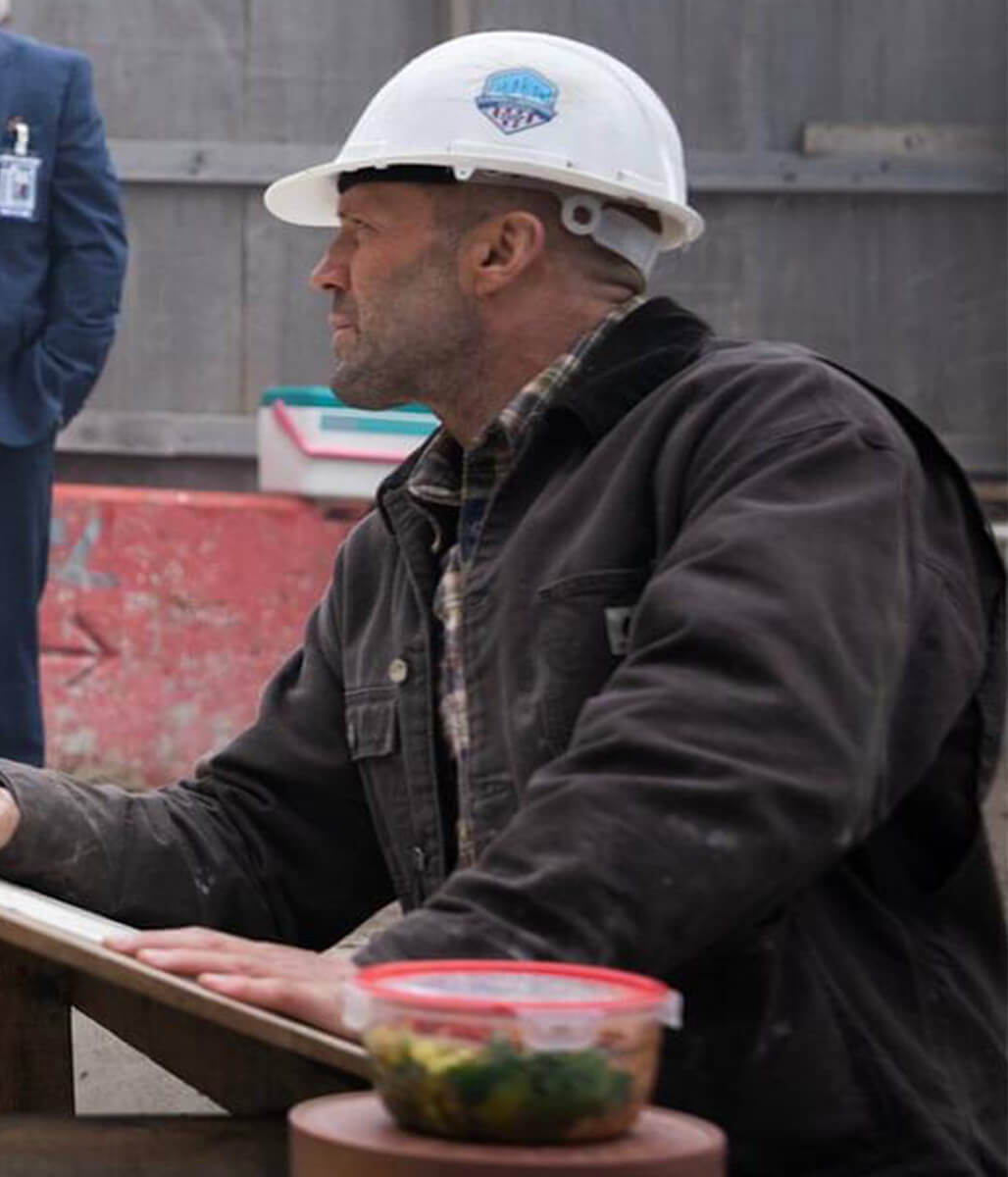 Jason Statham A Working Man 2025 Brown Jacket