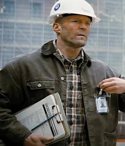Jason Statham A Working Man 2025 Brown Jacket