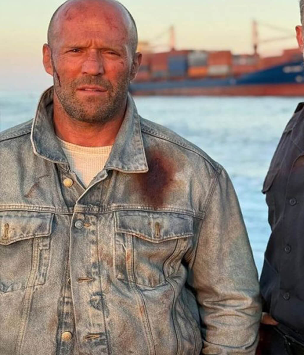 Jason Statham Mutiny 2026 Blue Denim Jacket