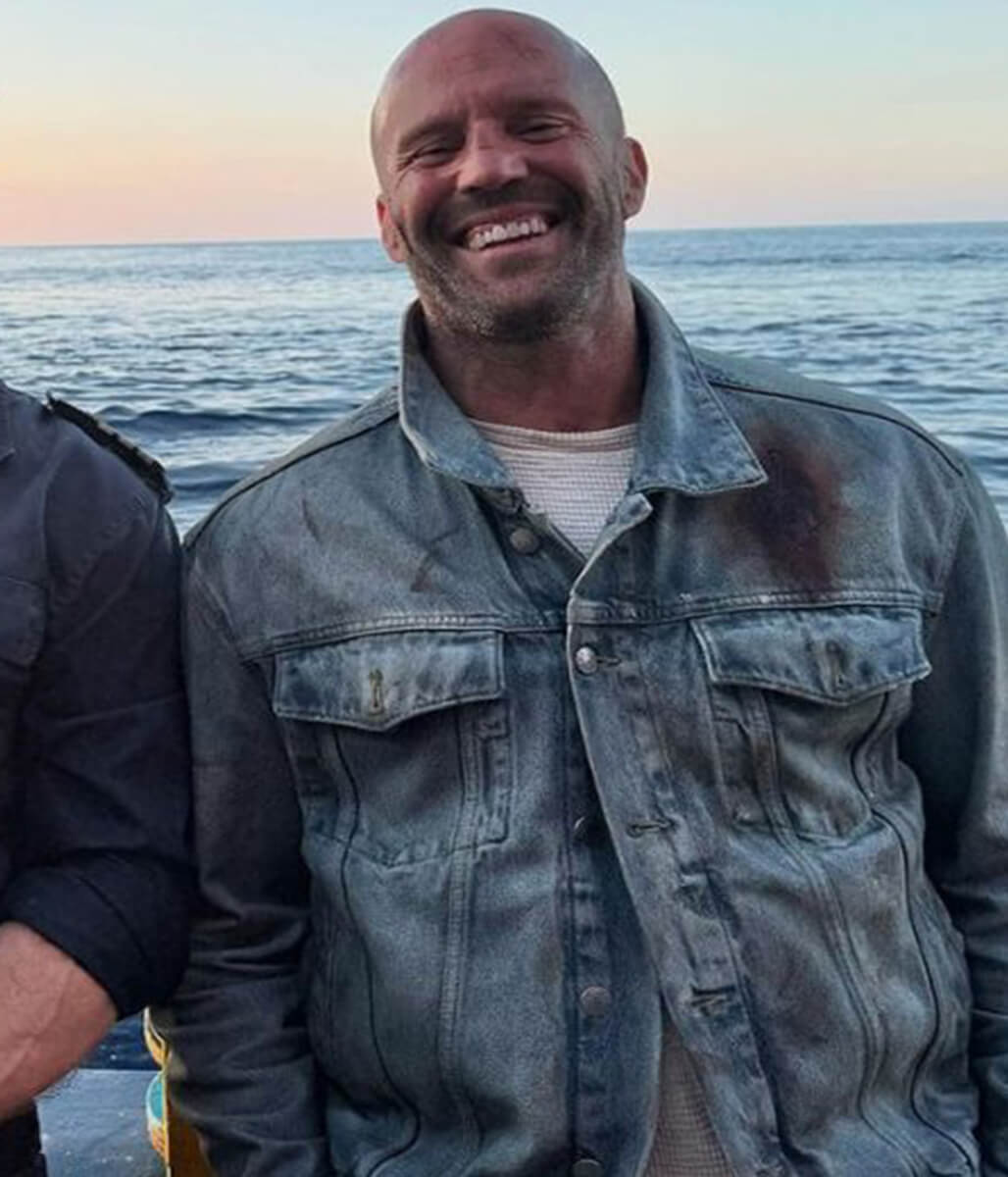 Jason Statham Mutiny 2026 Blue Denim Jacket