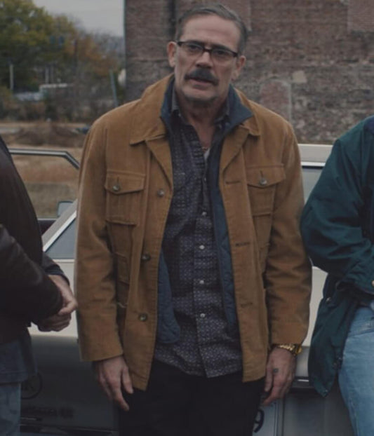 Jeffrey Dean Morgan Neighborhood Watch 2025 Corduroy Coat